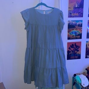 Light blue babydoll dress from a boutique!